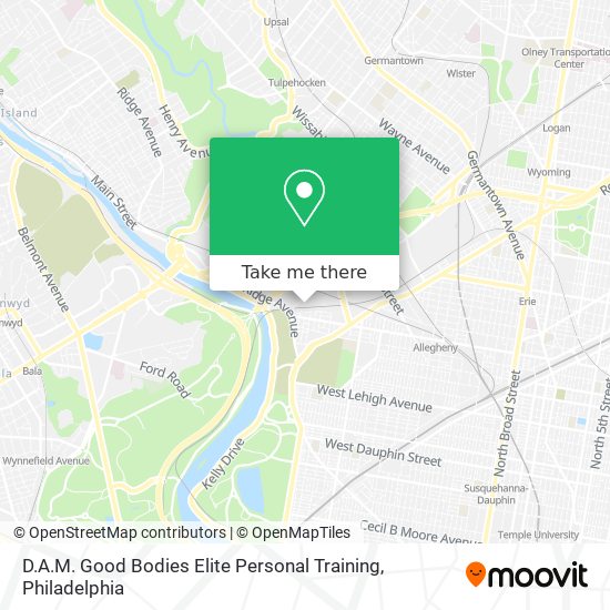 D.A.M. Good Bodies Elite Personal Training map