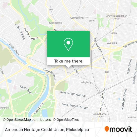 Mapa de American Heritage Credit Union