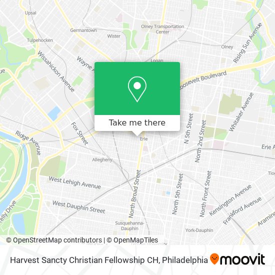 Mapa de Harvest Sancty Christian Fellowship CH