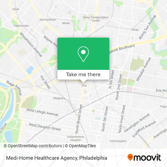 Medi-Home Healthcare Agency map