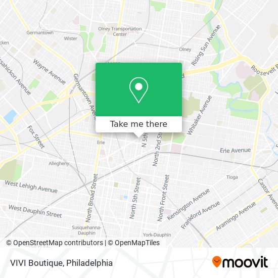 VIVI Boutique map