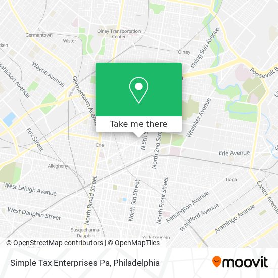 Simple Tax Enterprises Pa map