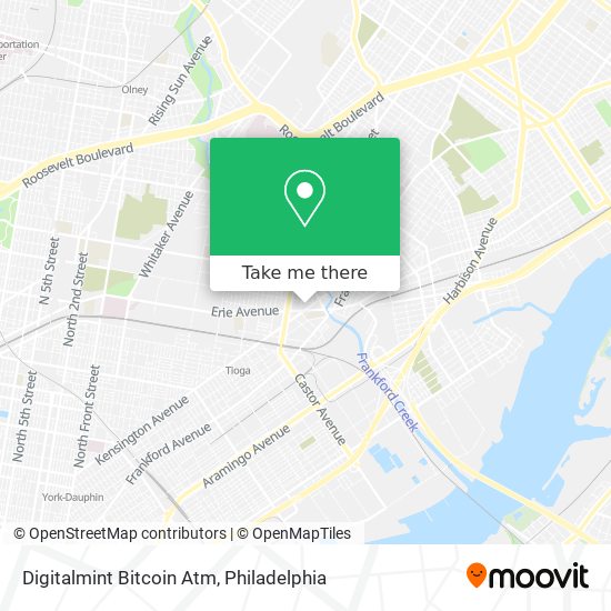 Mapa de Digitalmint Bitcoin Atm