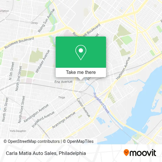 Carla Matia Auto Sales map