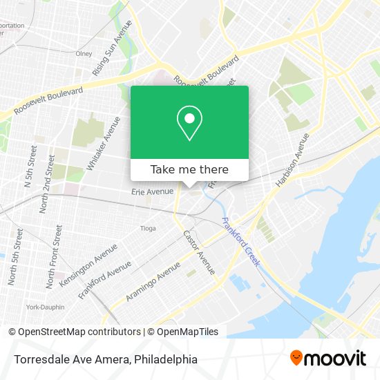 Torresdale Ave Amera map