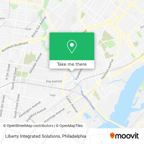 Liberty Integrated Solutions map