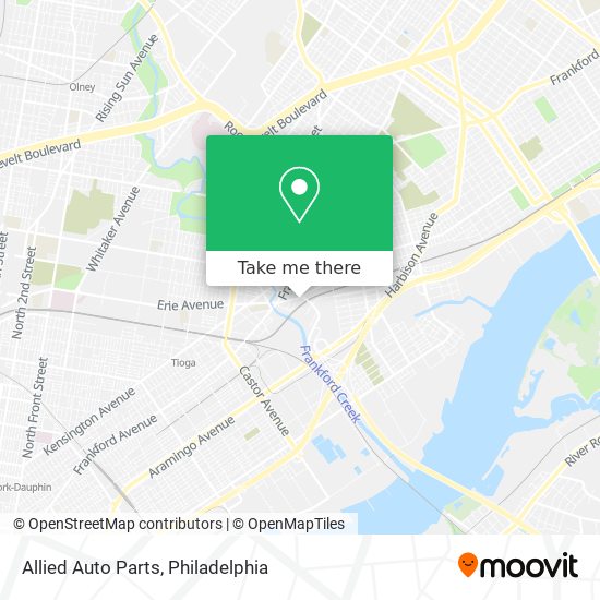 Allied Auto Parts map