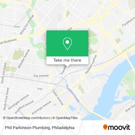 Mapa de Phil Parkinson Plumbing