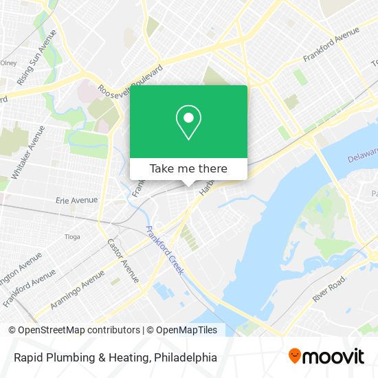 Rapid Plumbing & Heating map