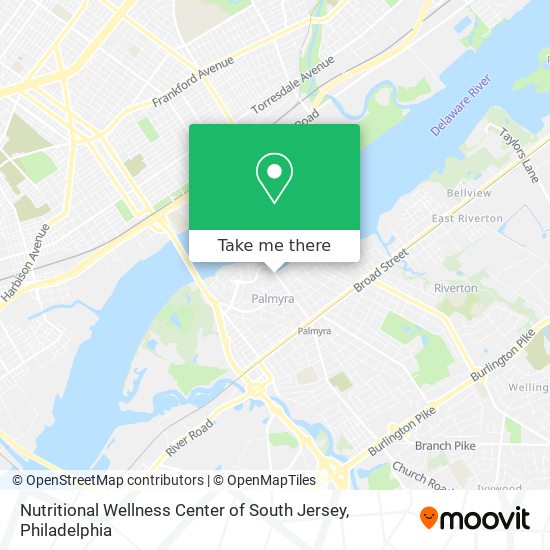 Nutritional Wellness Center of South Jersey map