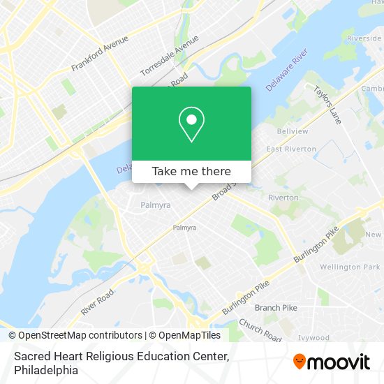 Sacred Heart Religious Education Center map
