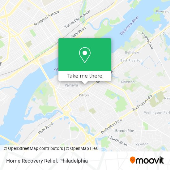 Home Recovery Relief map