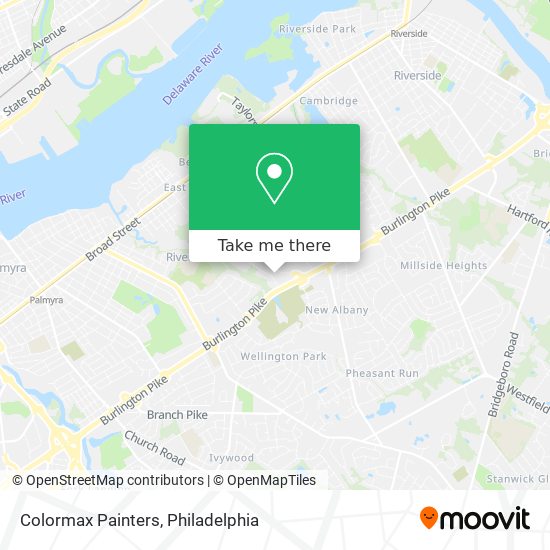 Colormax Painters map