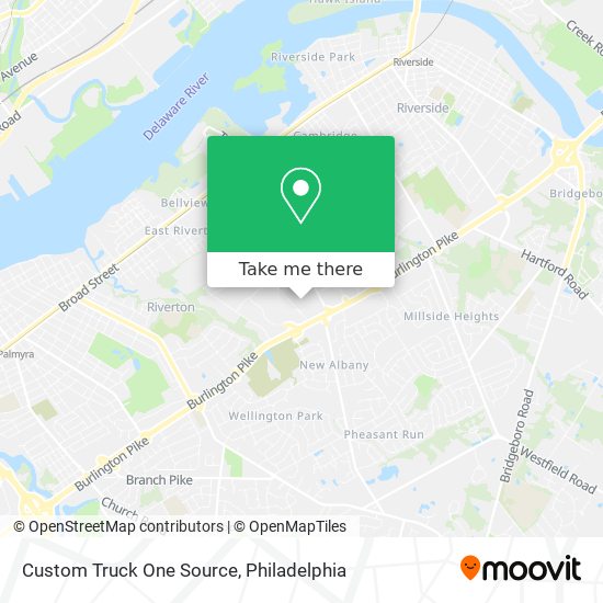 Custom Truck One Source map