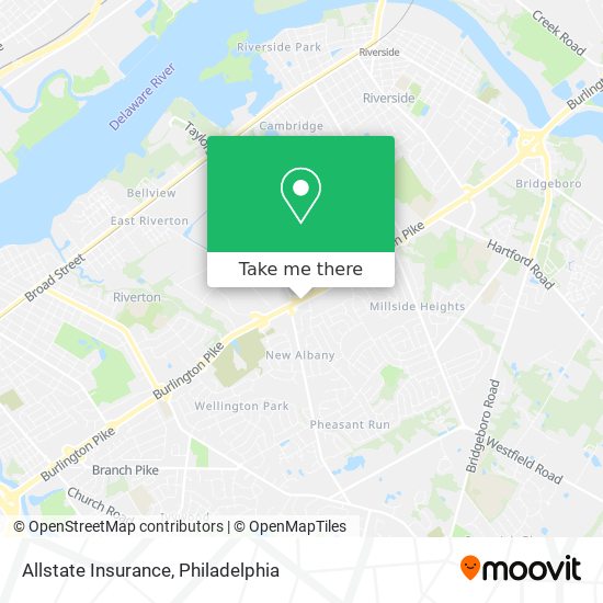 Allstate Insurance map