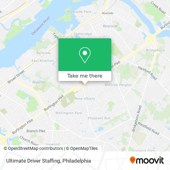 Mapa de Ultimate Driver Staffing