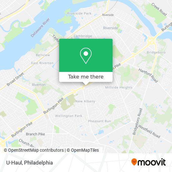 U-Haul map