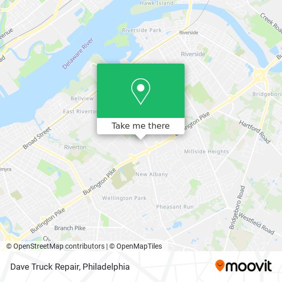 Dave Truck Repair map