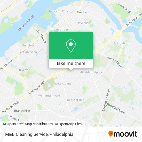 M&B Cleaning Service map
