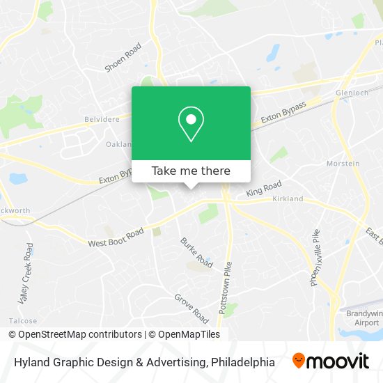 Hyland Graphic Design & Advertising map