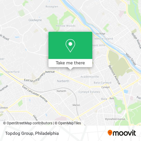 Topdog Group map