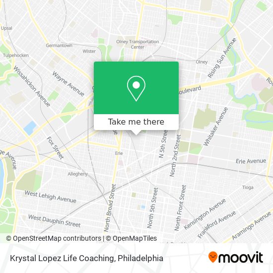 Krystal Lopez Life Coaching map