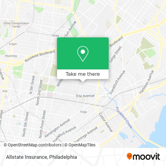 Mapa de Allstate Insurance