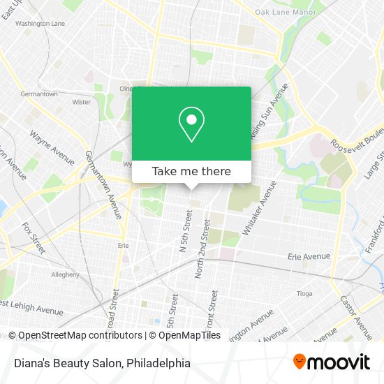 Diana's Beauty Salon map