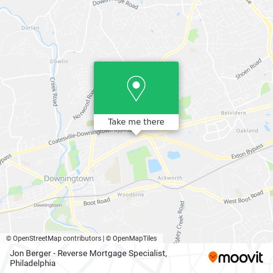 Jon Berger - Reverse Mortgage Specialist map