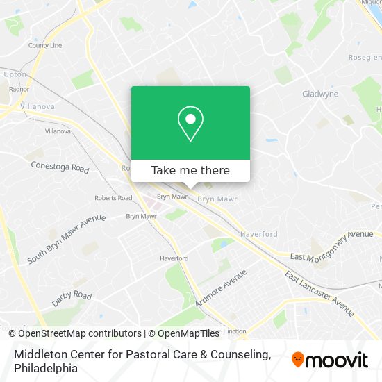 Middleton Center for Pastoral Care & Counseling map