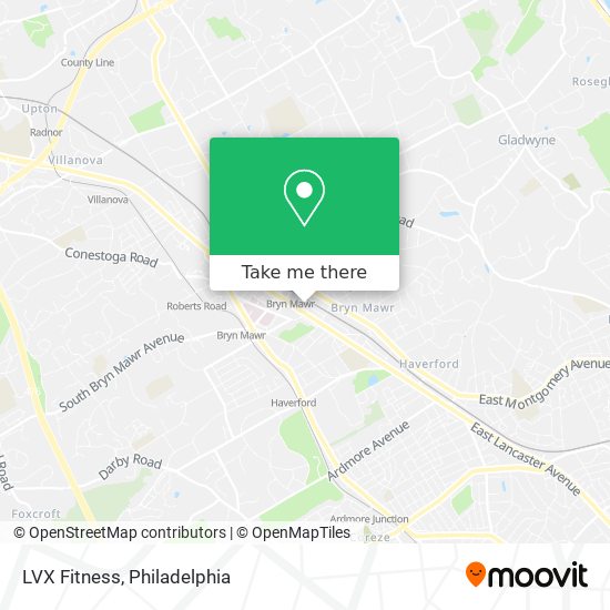 LVX Fitness map