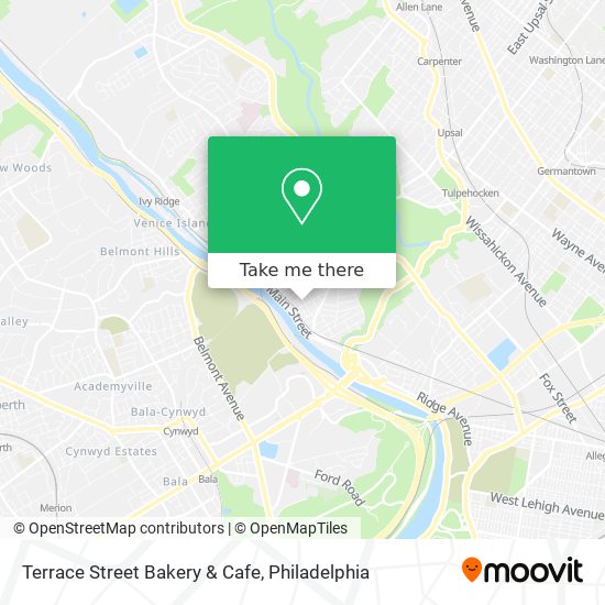 Terrace Street Bakery & Cafe map