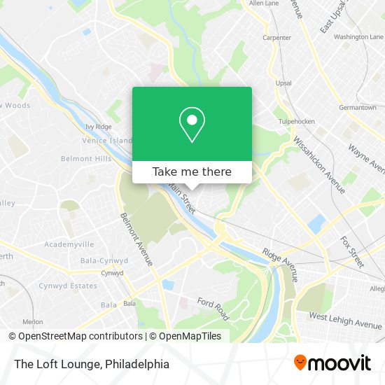 The Loft Lounge map