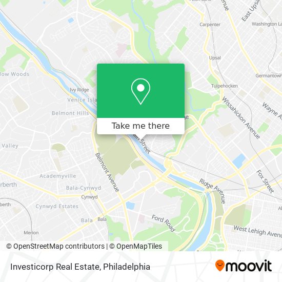 Investicorp Real Estate map