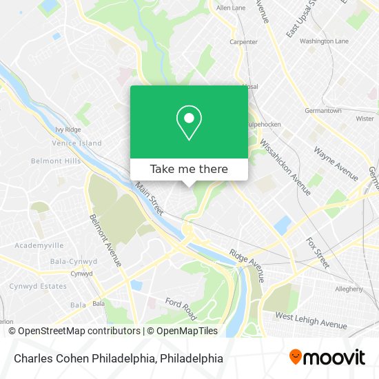 Charles Cohen Philadelphia map