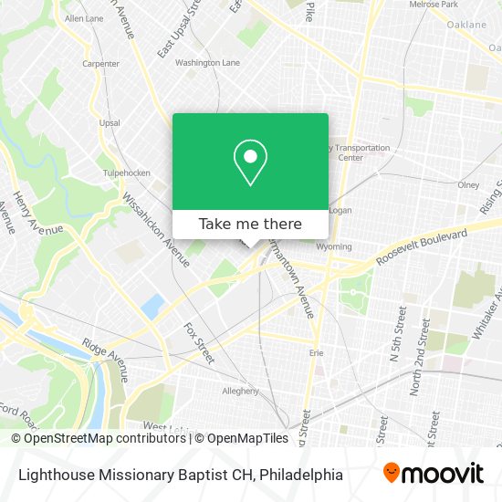 Lighthouse Missionary Baptist CH map