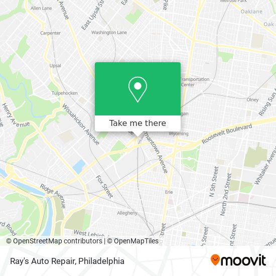 Ray's Auto Repair map