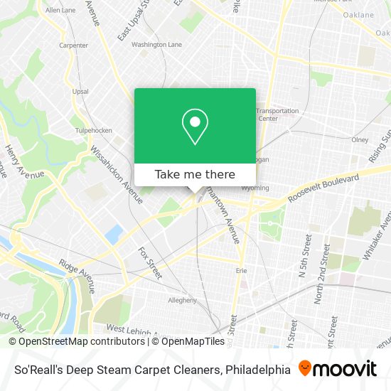 So'Reall's Deep Steam Carpet Cleaners map