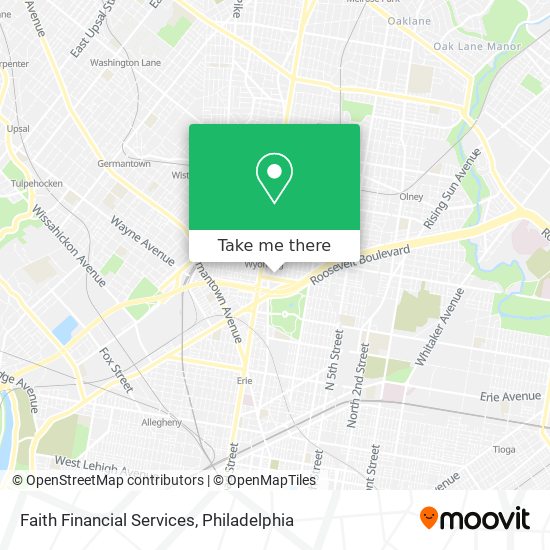 Faith Financial Services map