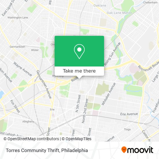 Torres Community Thrift map