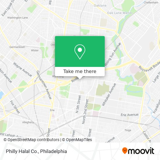 Philly Halal Co. map