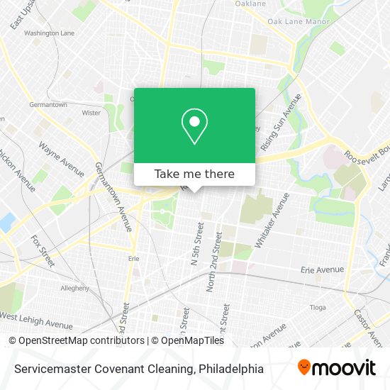 Servicemaster Covenant Cleaning map