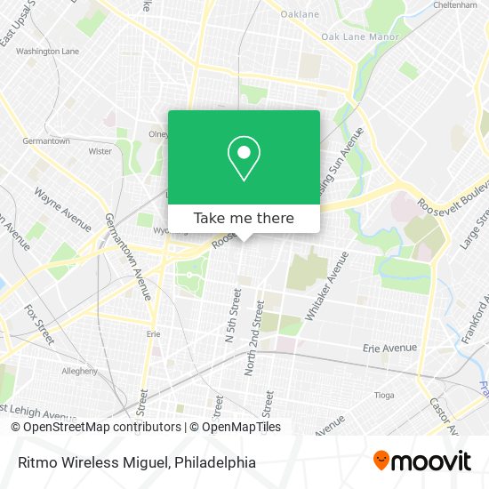 Ritmo Wireless Miguel map