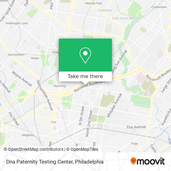 Dna Paternity Testing Center map