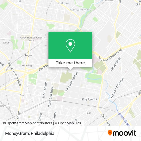 MoneyGram map