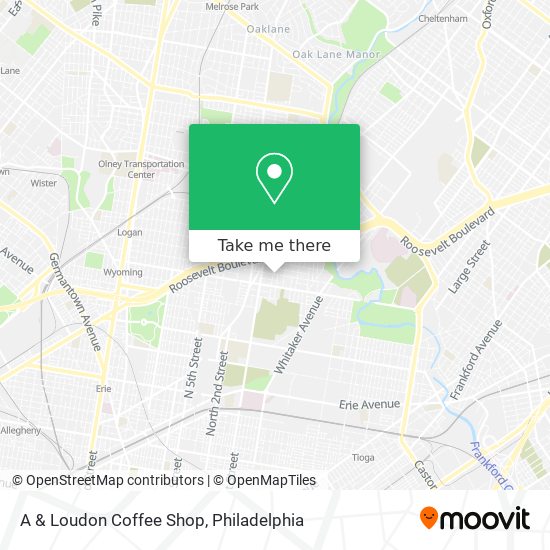 Mapa de A & Loudon Coffee Shop