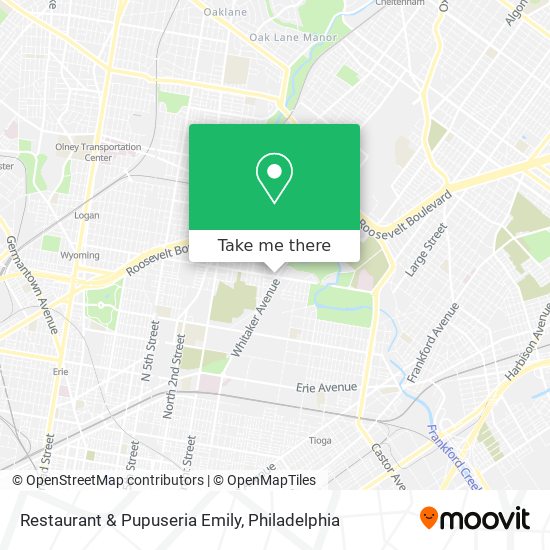 Mapa de Restaurant & Pupuseria Emily