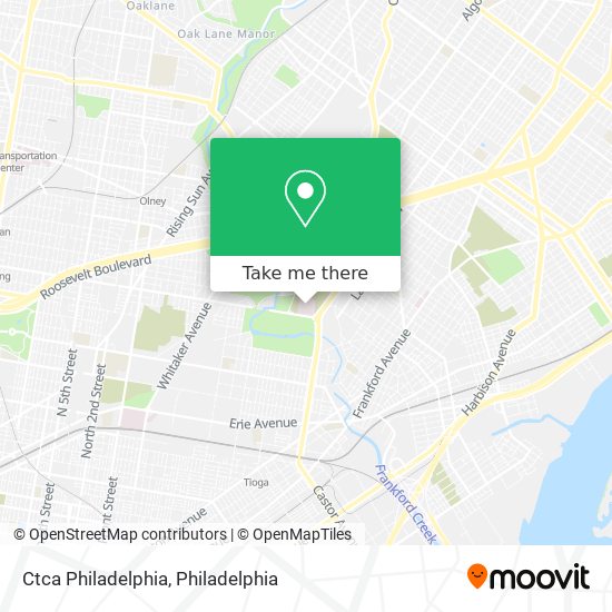 Ctca Philadelphia map