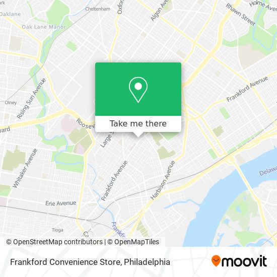 Frankford Convenience Store map