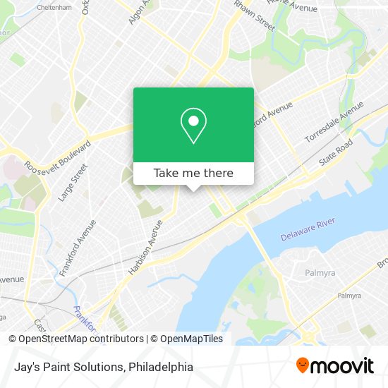 Jay's Paint Solutions map